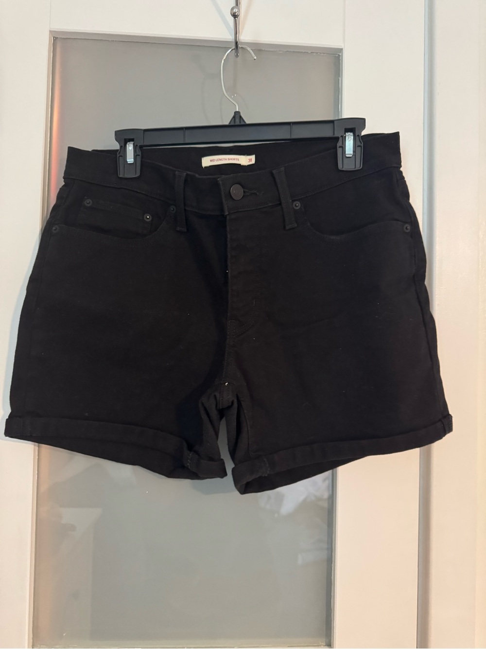 Levi's Women's Black Jean Shorts